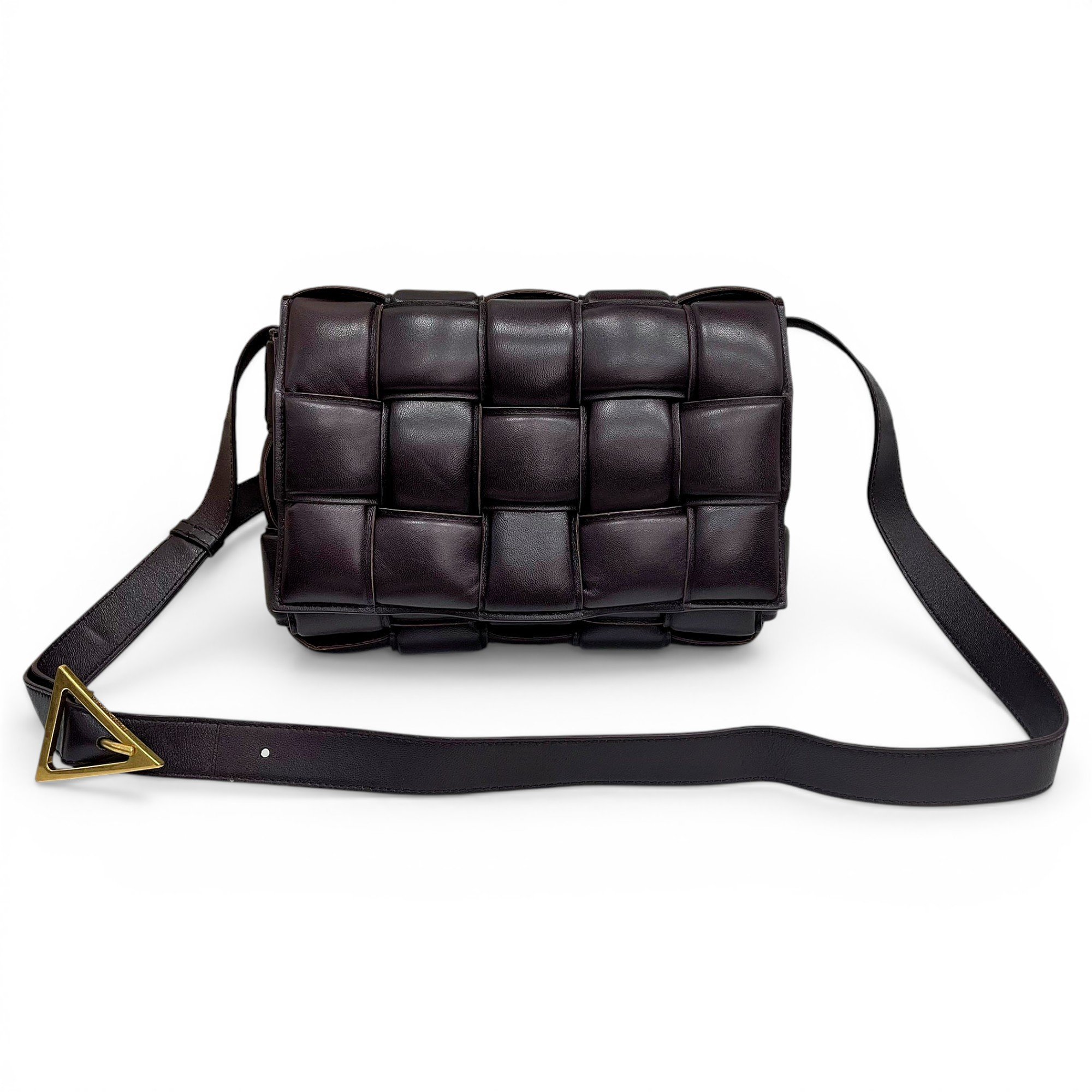 Cassette Padded leather handbag
