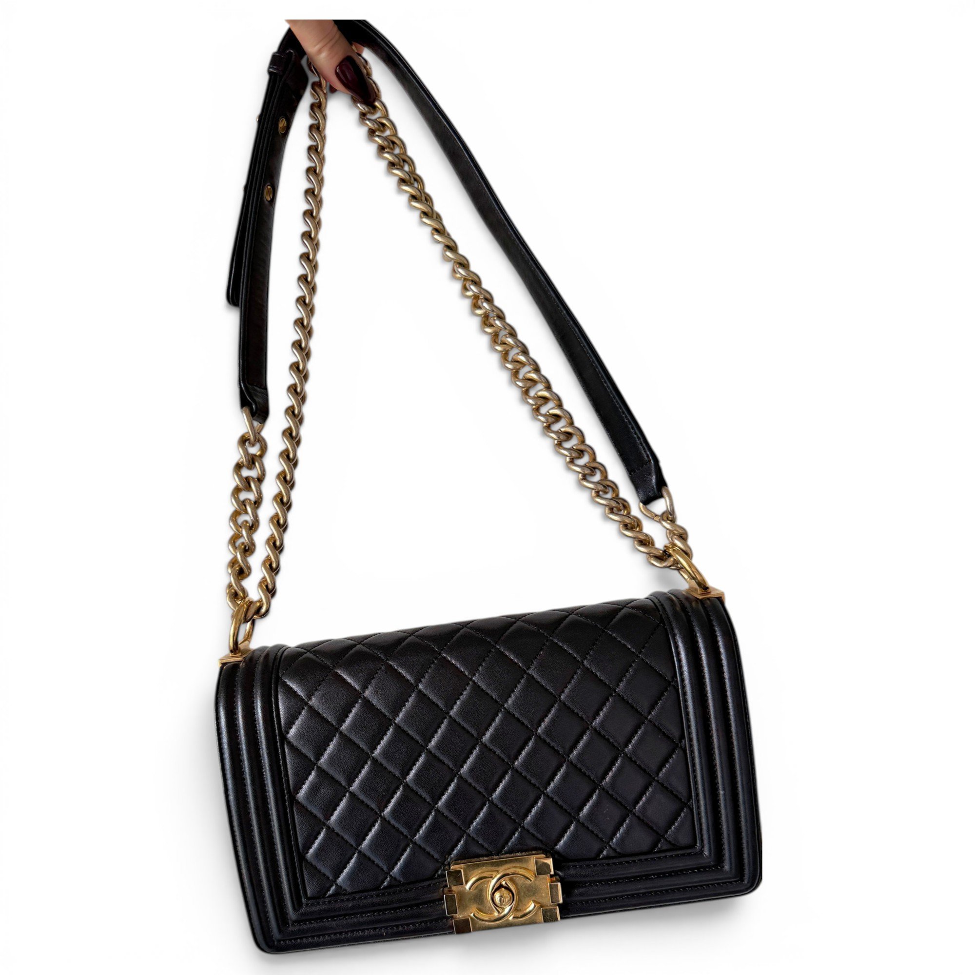Boy leather handbag