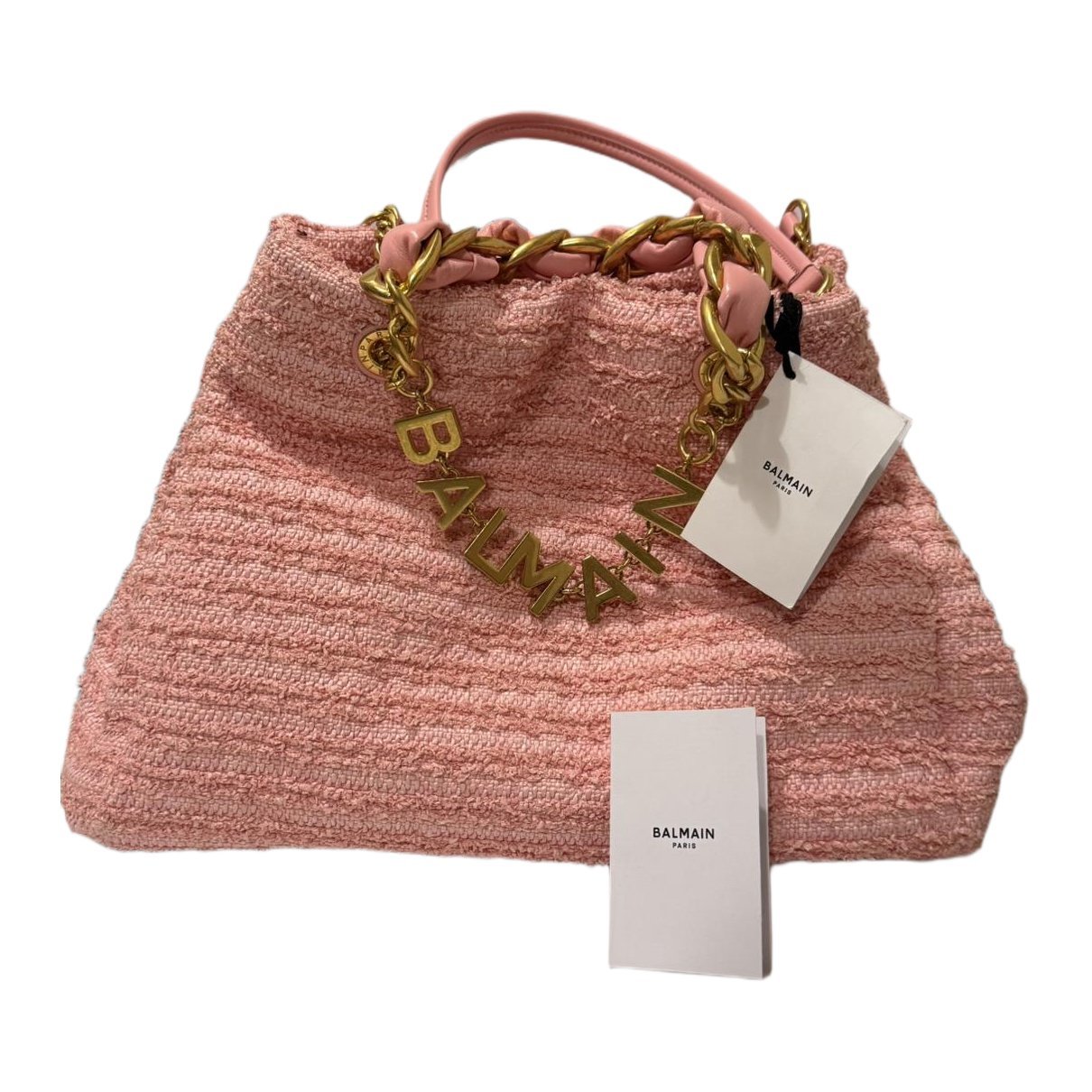 Balmain Tweed tote