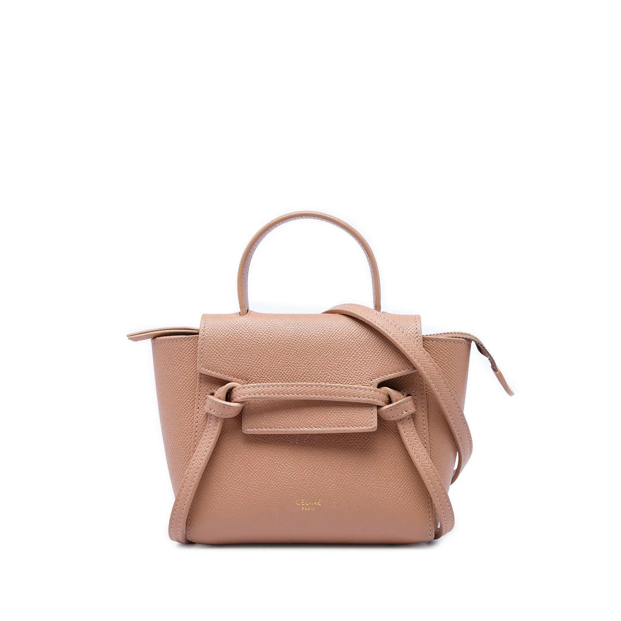 Belt pony-style calfskin handbag
