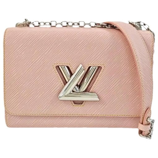 Twist leather handbag
