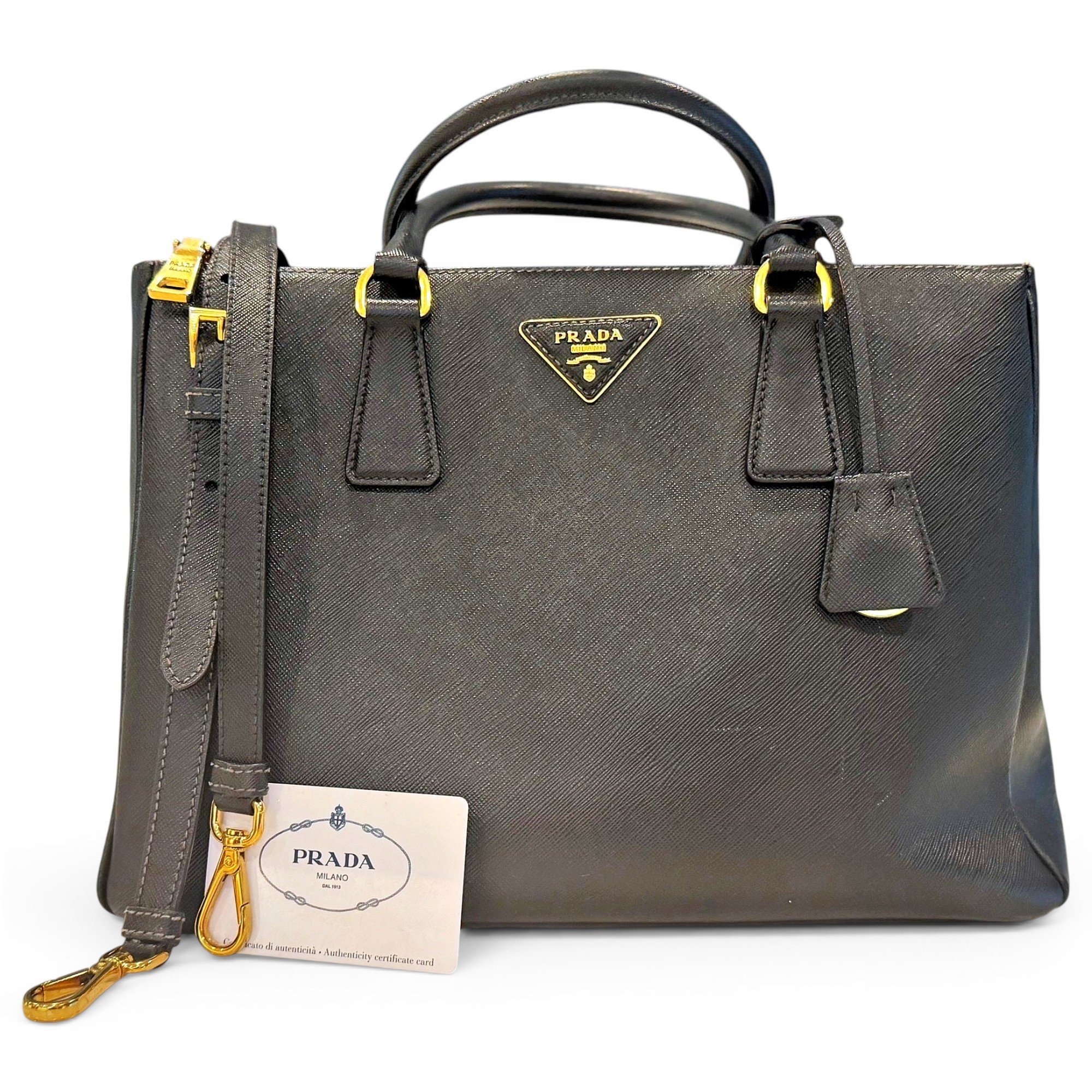 Galleria leather handbag
