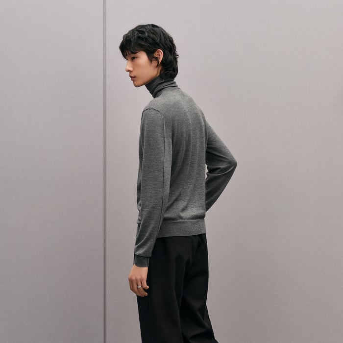 Flanelle "H Etriviere" Turtleneck Sweater