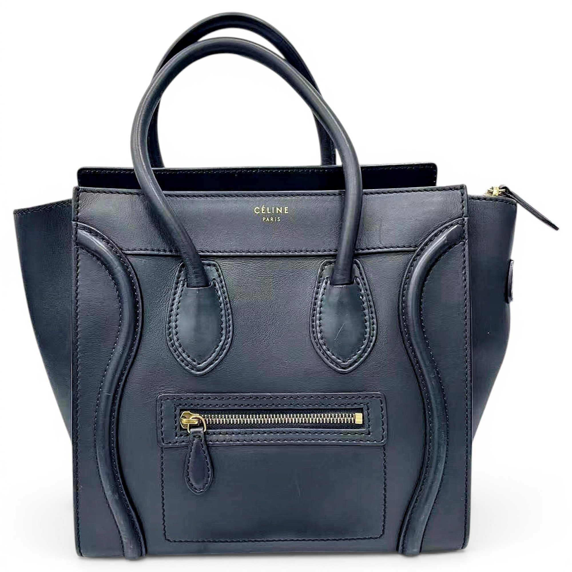 Luggage leather handbag