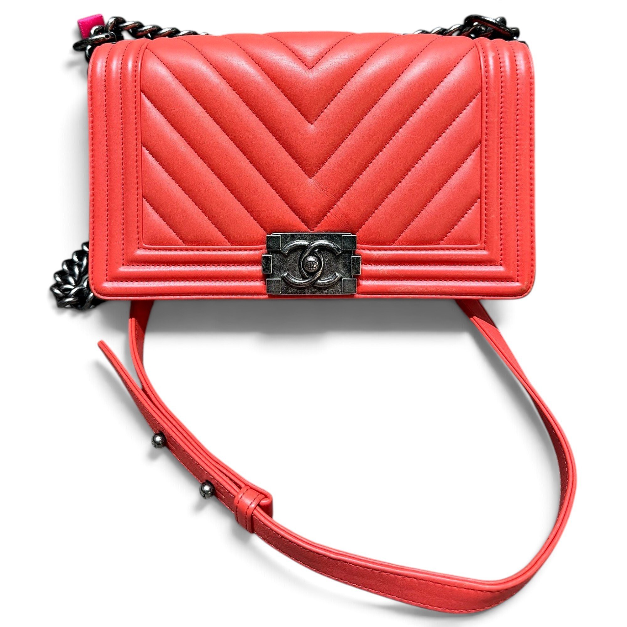 Boy leather crossbody bag