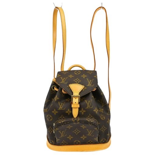 Louis Vuitton Montsouris cloth backpack