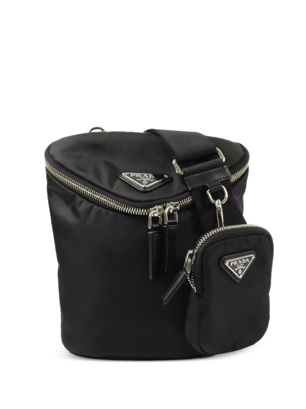 Prada Triangle logo shoulder bag