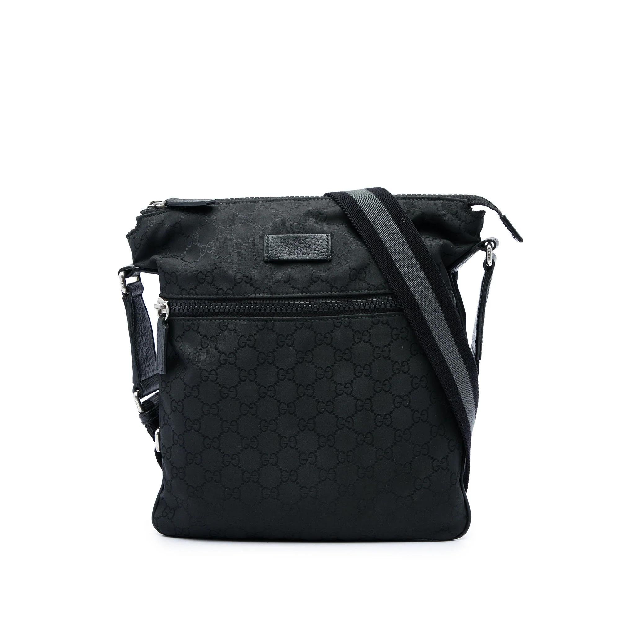 Gucci B leather crossbody bag