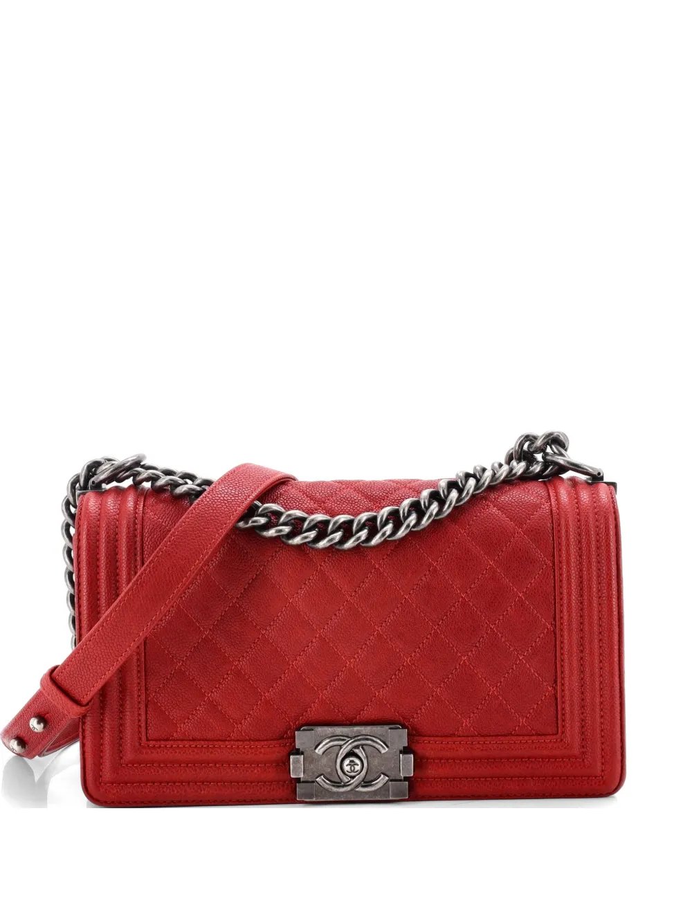 Boy Flap Bag Quilted Caviar Old Medium crossbody bag