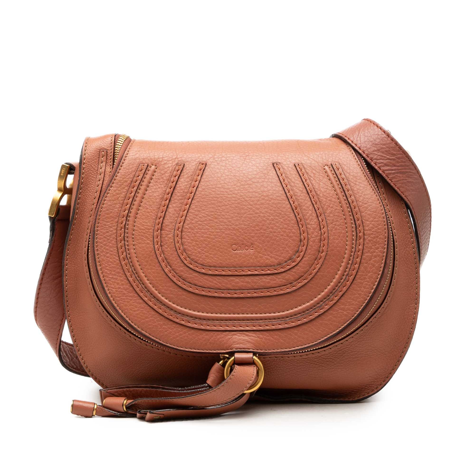 Marcie pony-style calfskin handbag