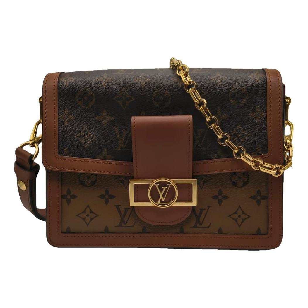 Dauphine leather handbag