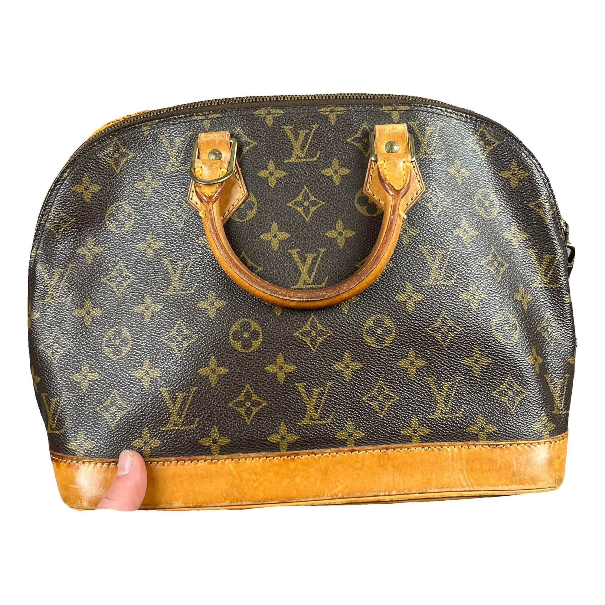 Alma leather handbag