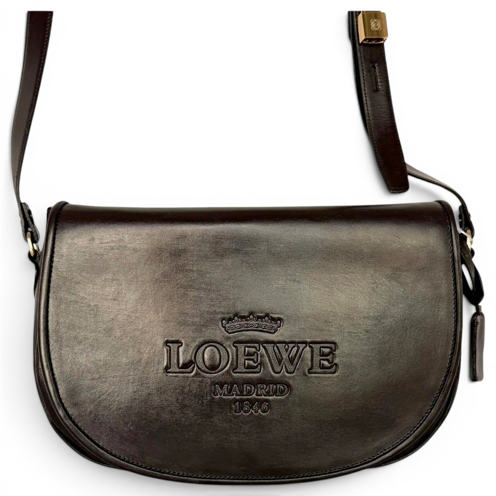Leather crossbody bag