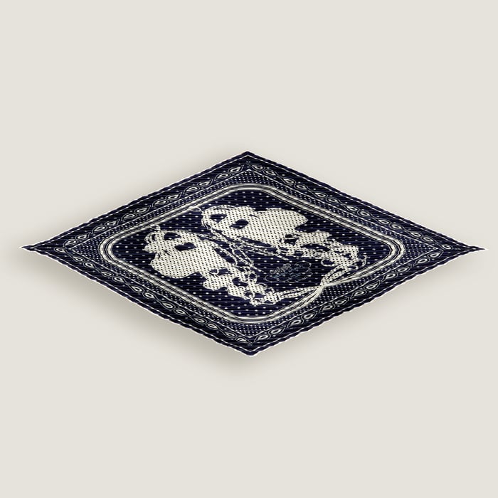 Marine Brides De Gala Pleated Bandana 55