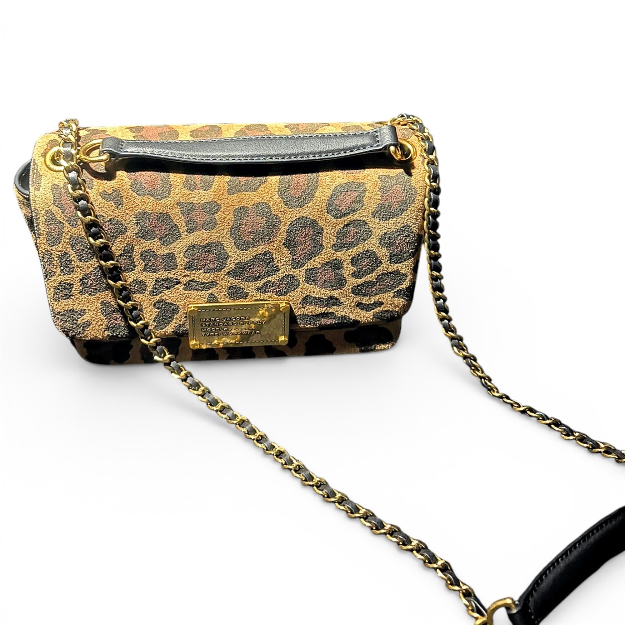 Single leather handbag