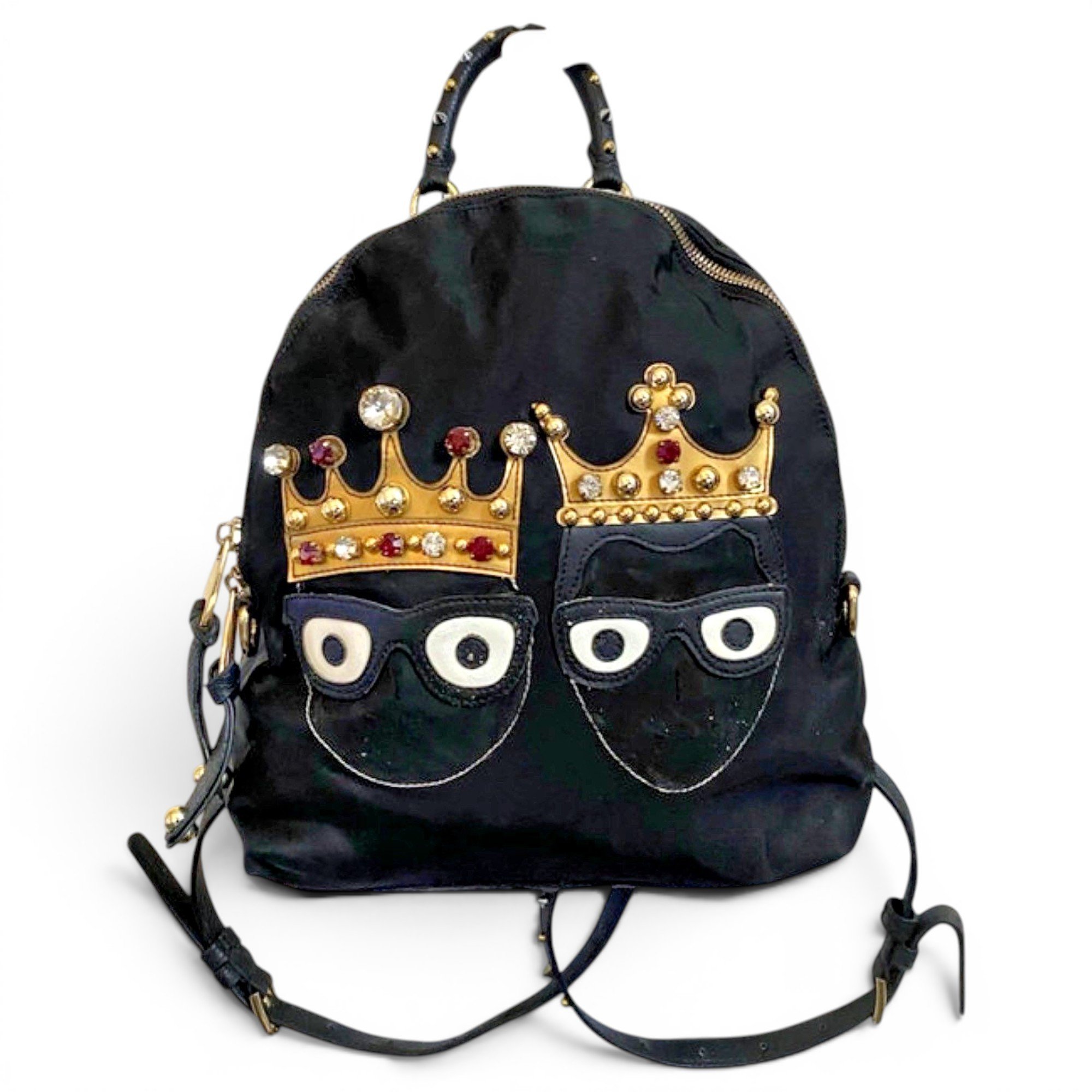 Leather backpack