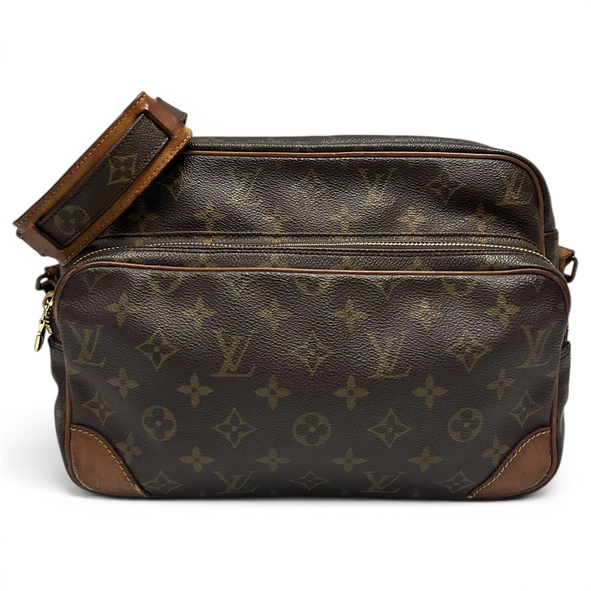 Nile leather crossbody bag