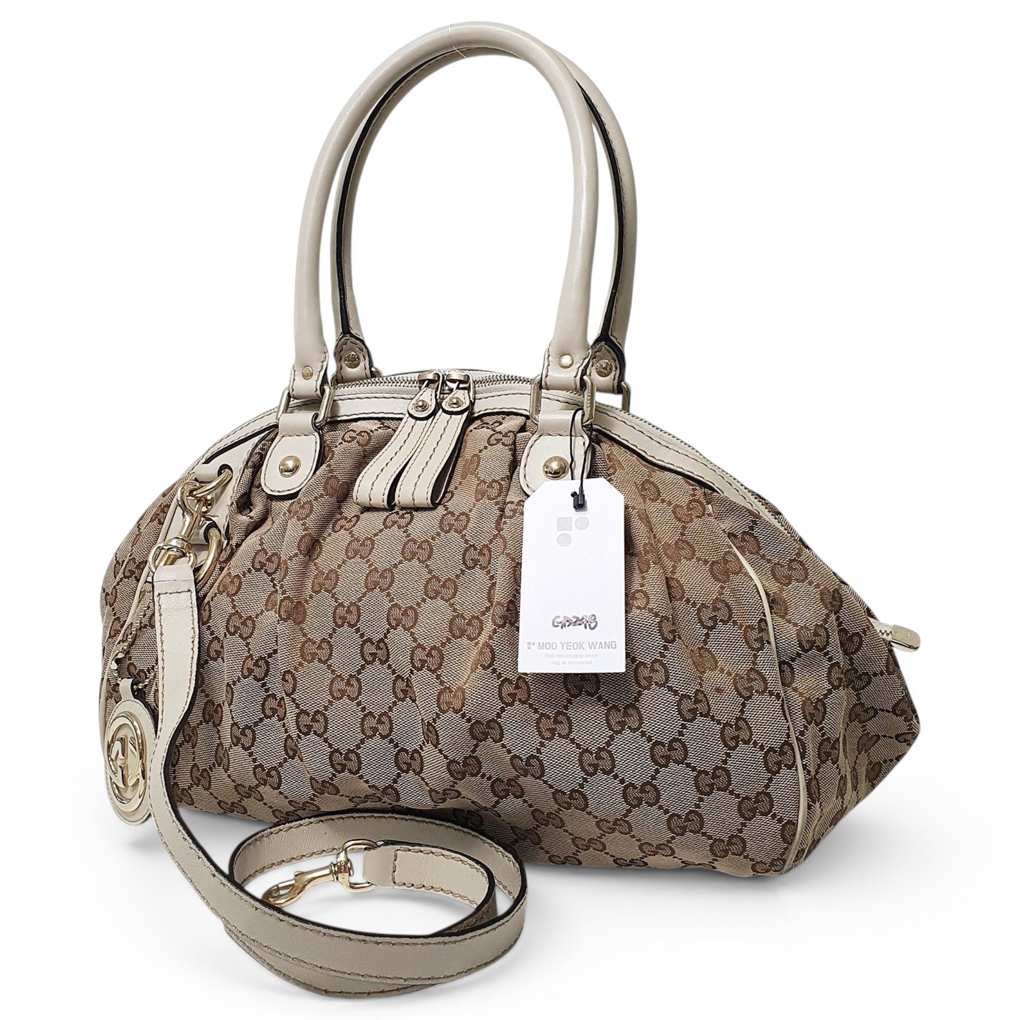 Leather handbag
