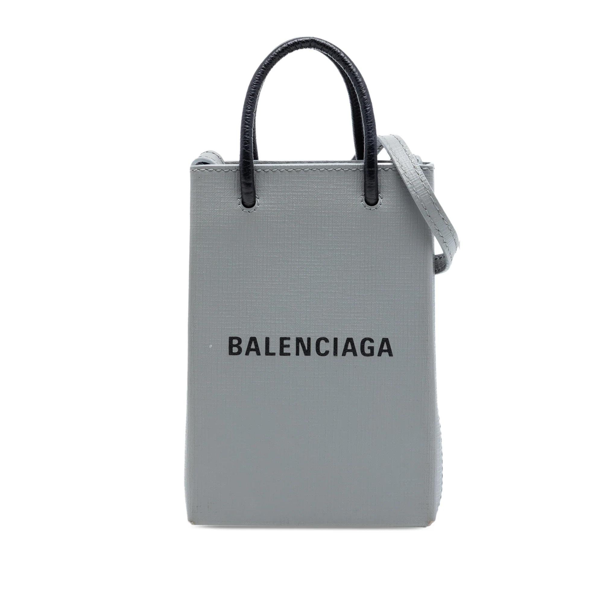 Shopping Phone Holder pony-style calfskin handbag