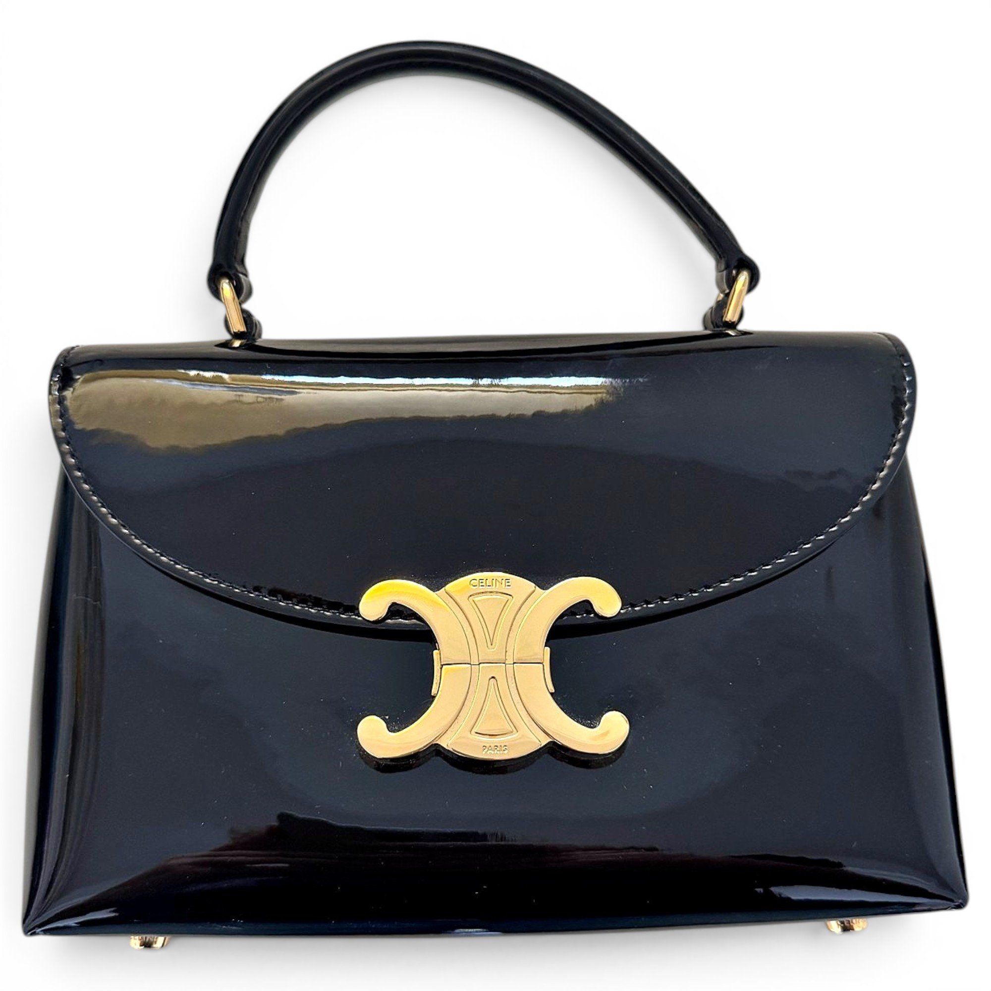 Nino patent leather handbag