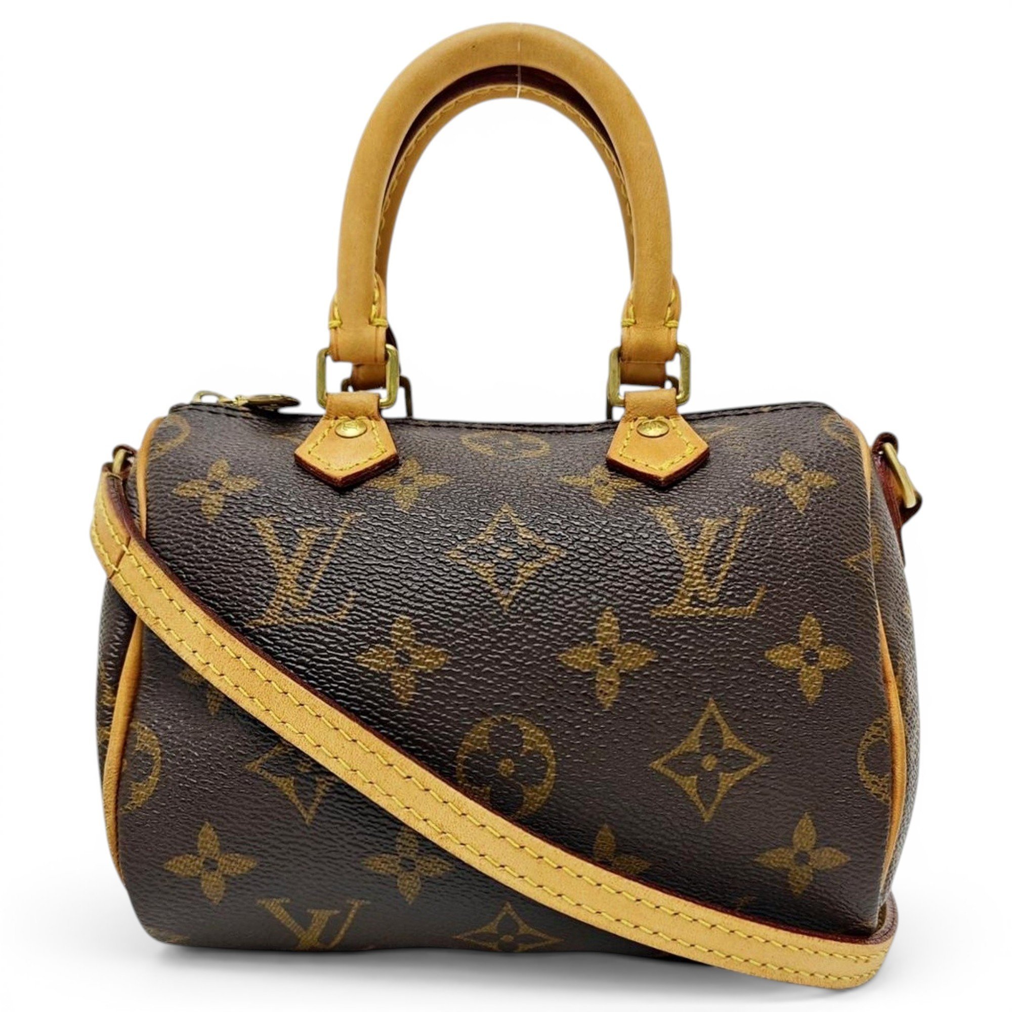 Nano Speedy / Mini HL leather handbag