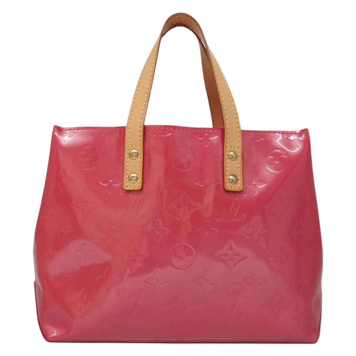 Reade patent leather handbag