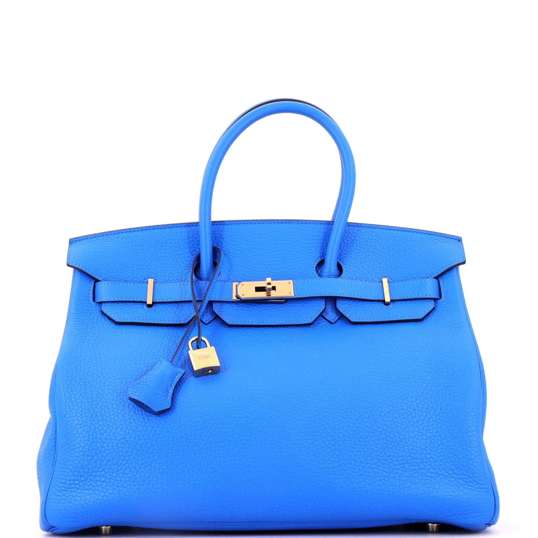 Birkin 35 leather tote
