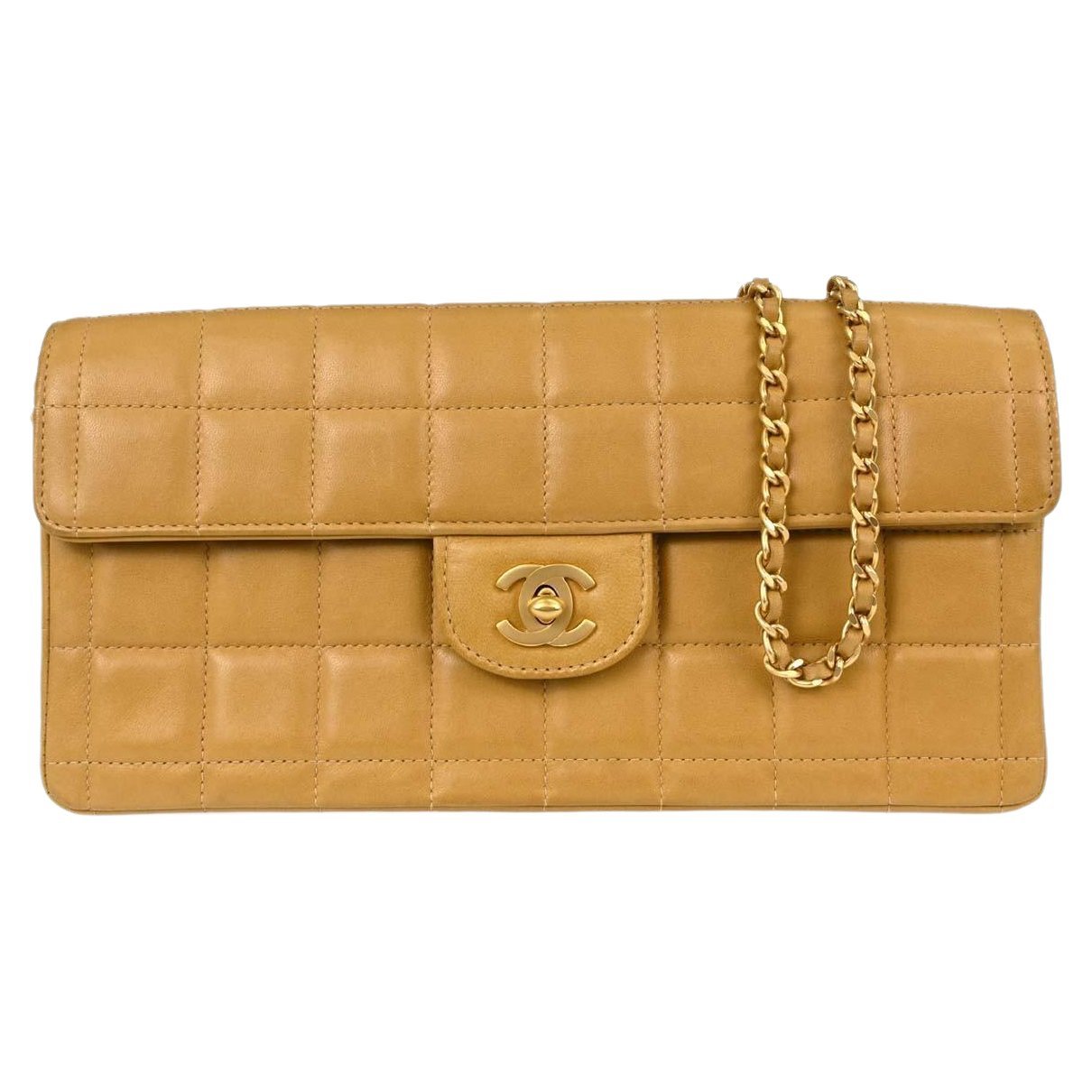 East West Chocolate Bar leather handbag
