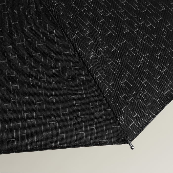 Noir Pluie De H Folding Umbrella