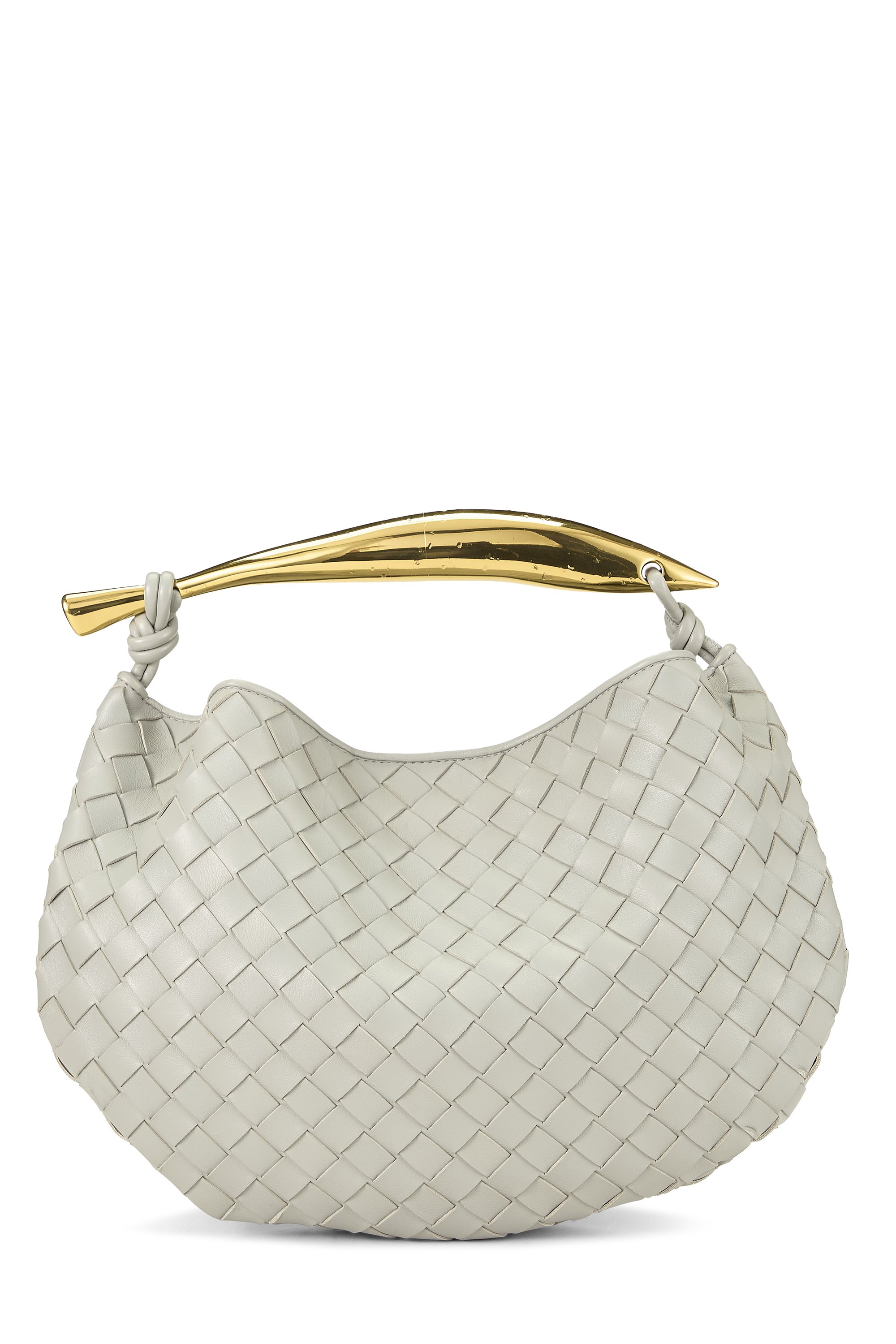 Bottega Veneta Grey Intrecciato Sardine Bag