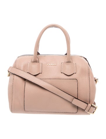 Furla Leather Top Handle Bag