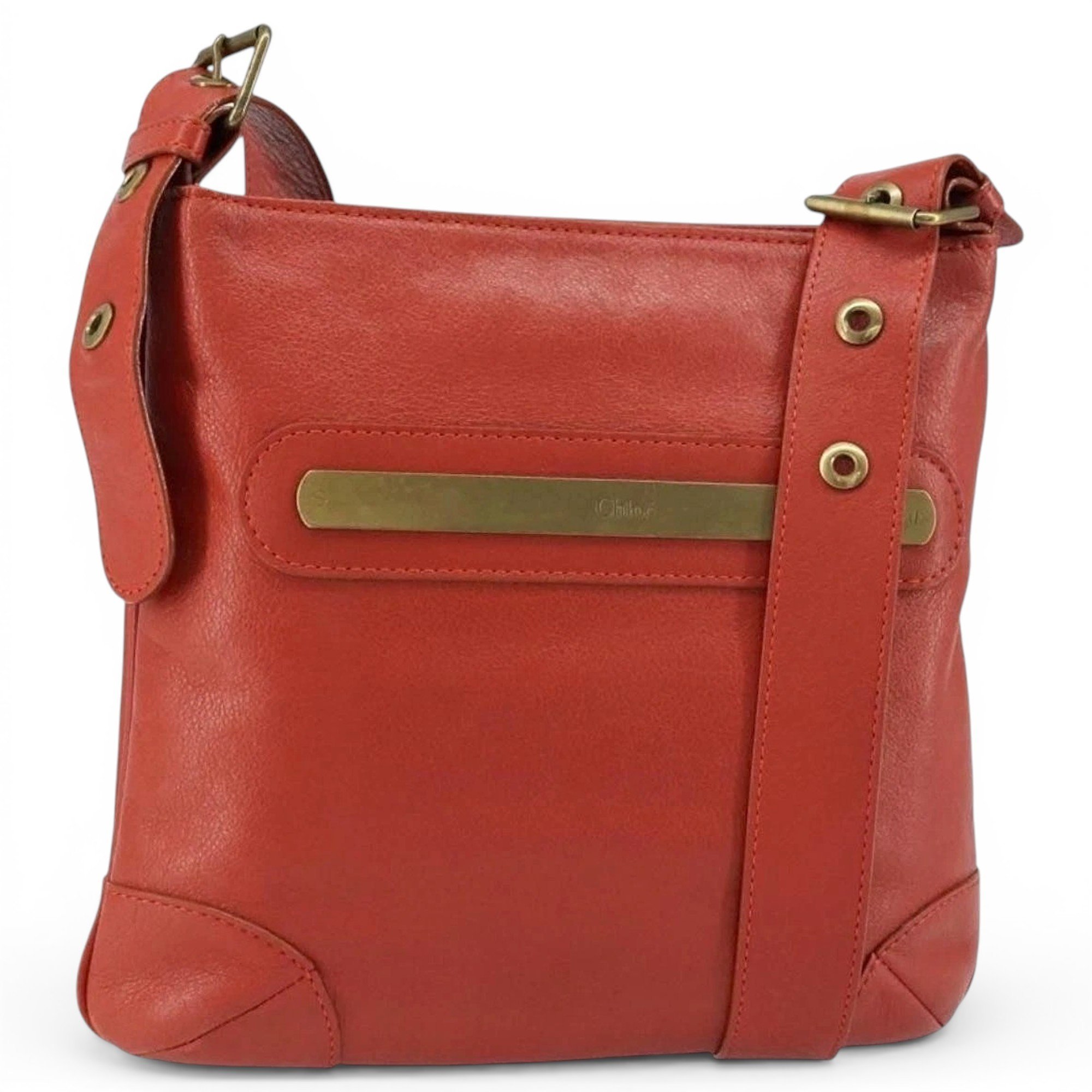 Leather handbag