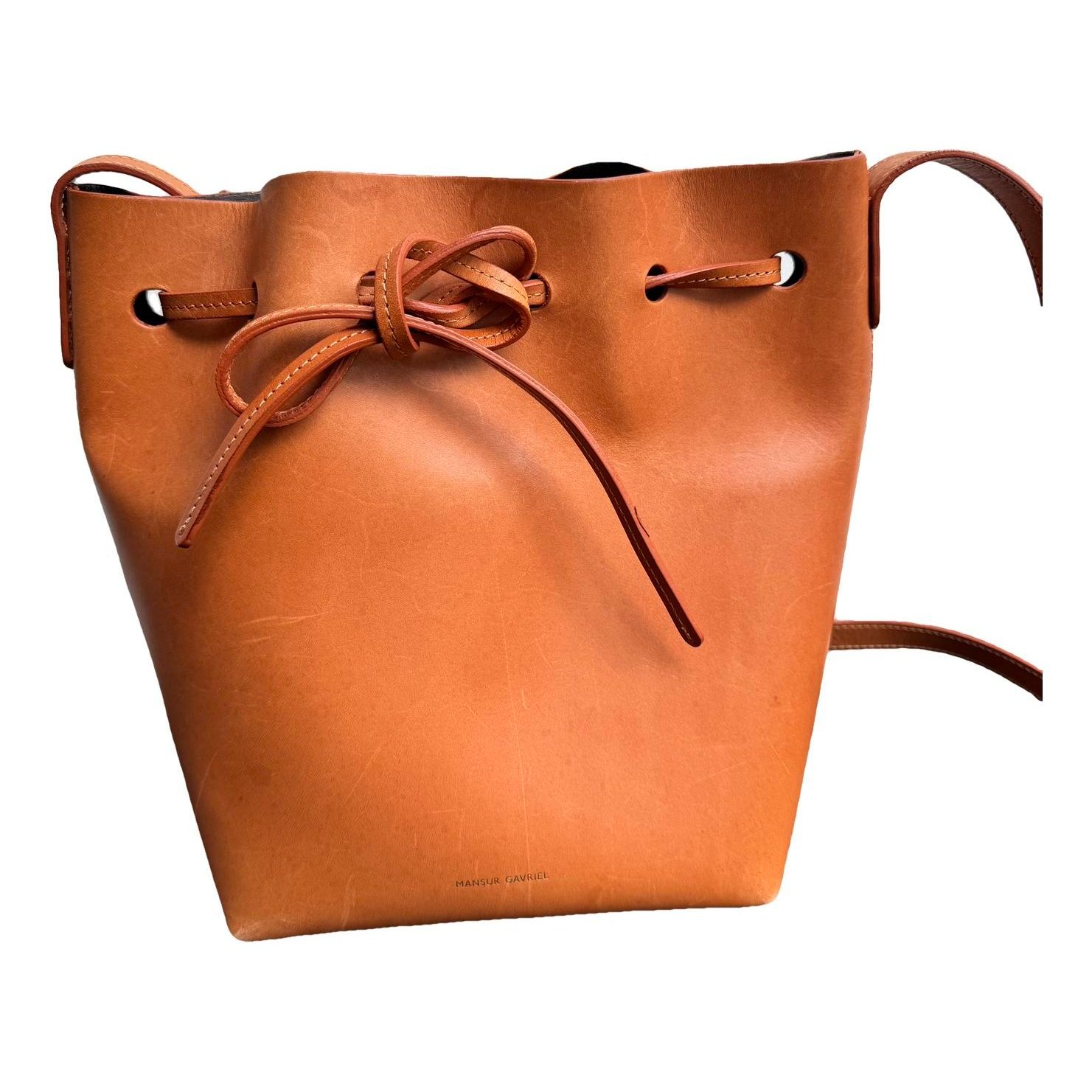 Mansur Gavriel Bucket leather crossbody bag