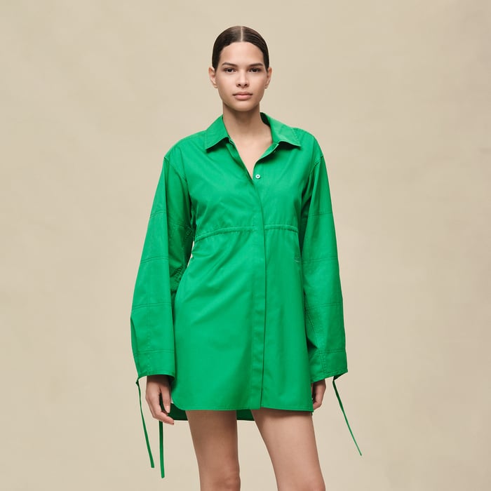 Vert Jungle Drawstring Shirt