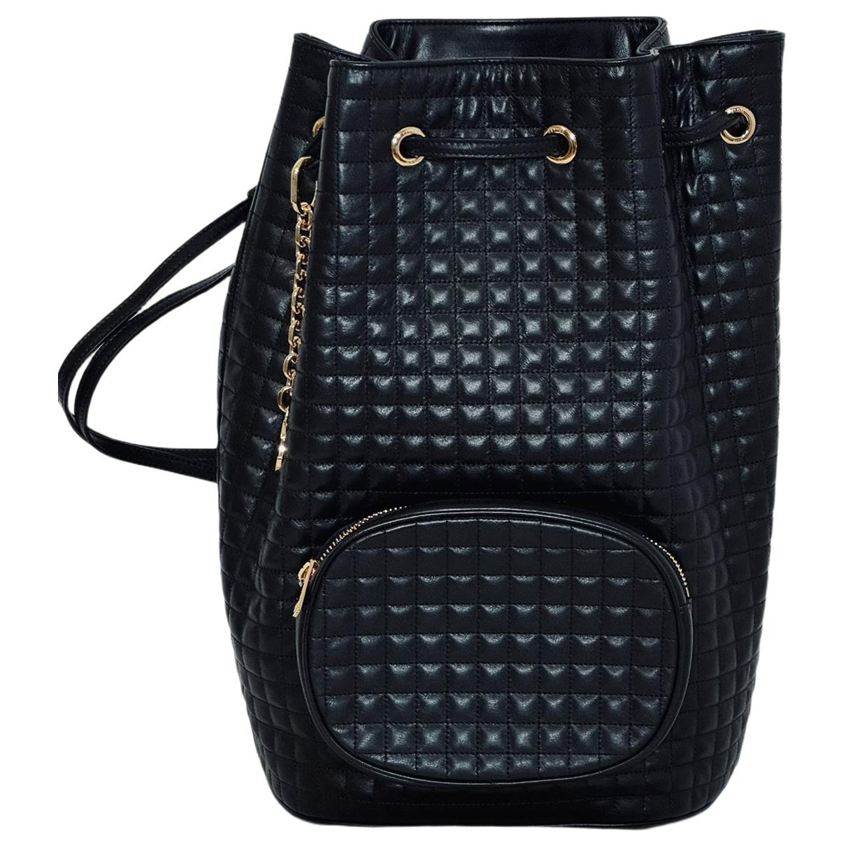 Leather backpack
