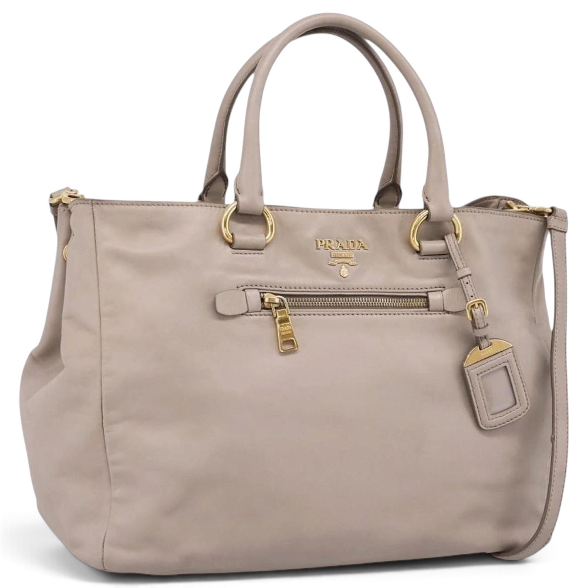 Leather tote