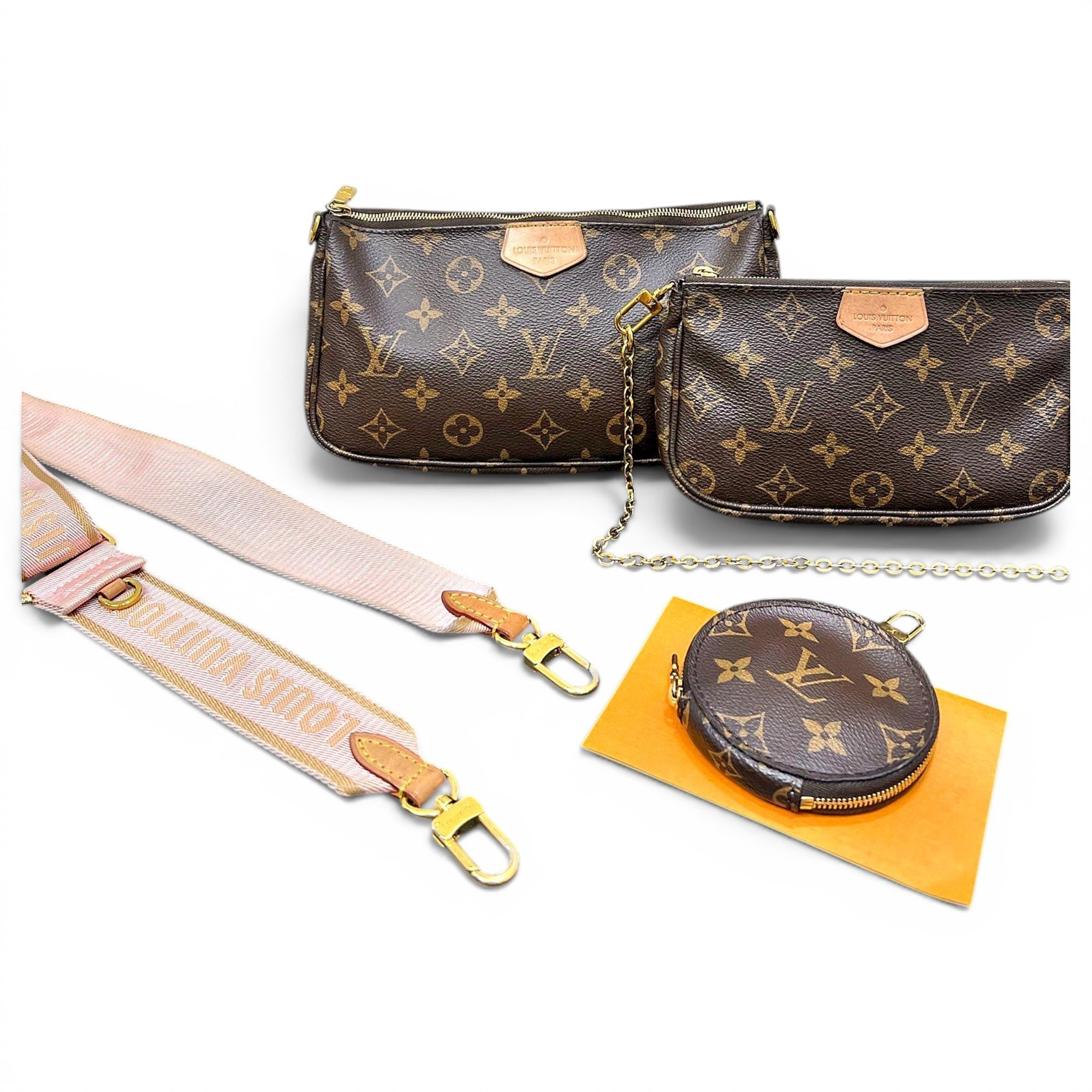 Multi Pochette Accessoires leather handbag