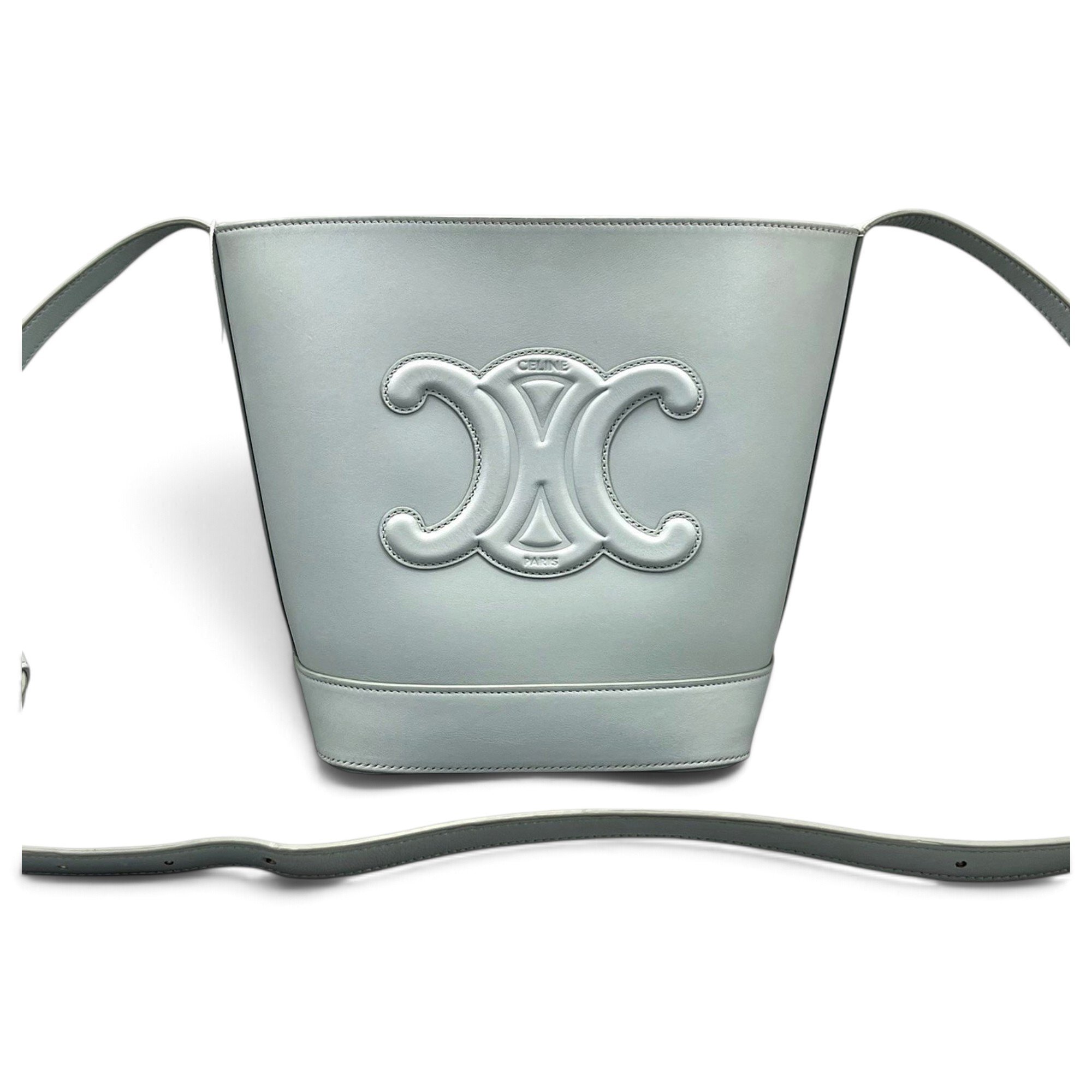 Triomphe leather crossbody bag