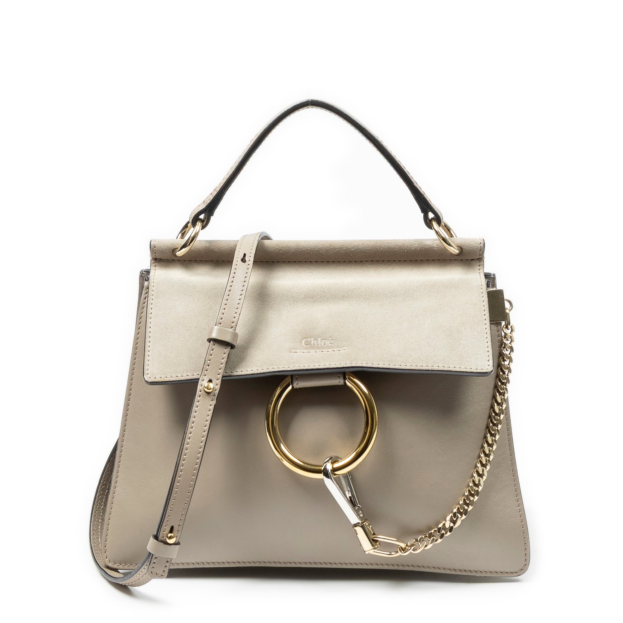 Faye leather handbag
