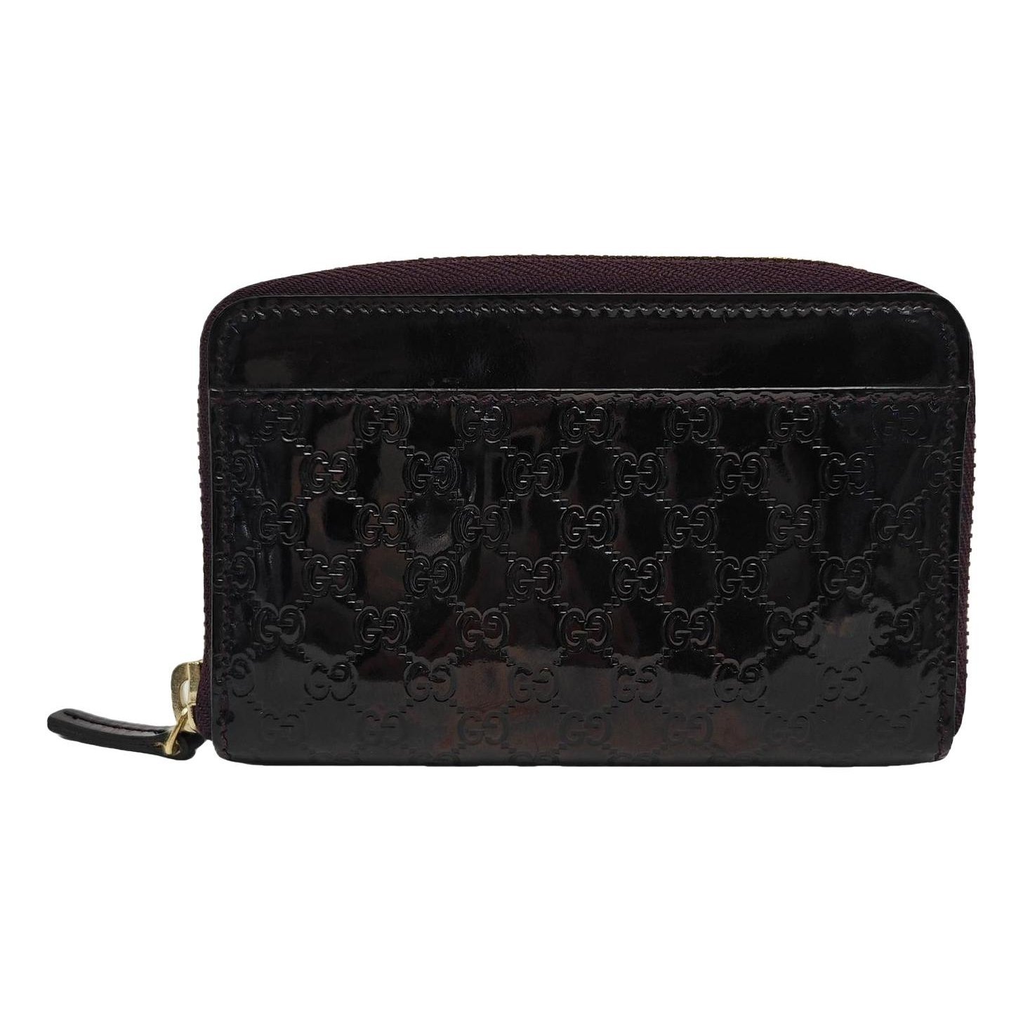 Patent leather handbag