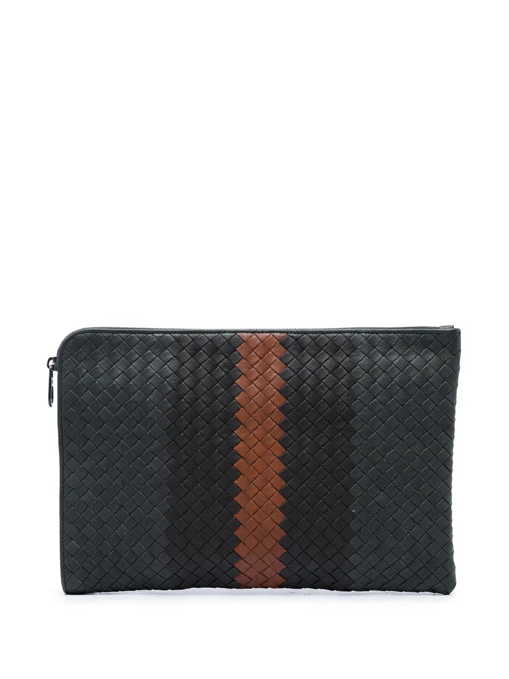 2012-2026 Tricolor Nappa Intrecciato clutch bag