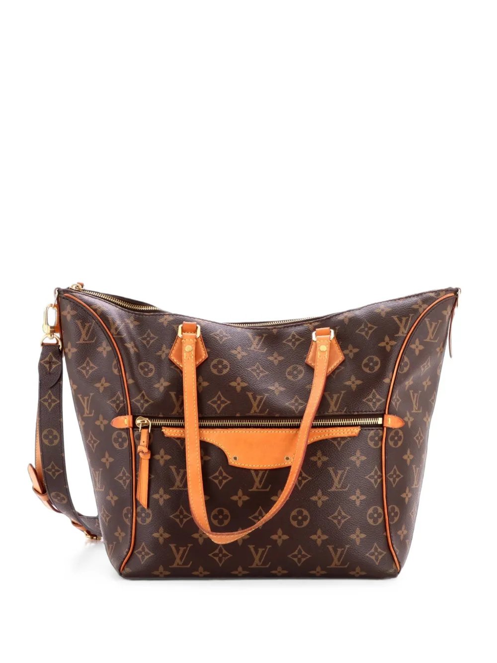Tournelle Monogram Canvas with Leather MM tote bag