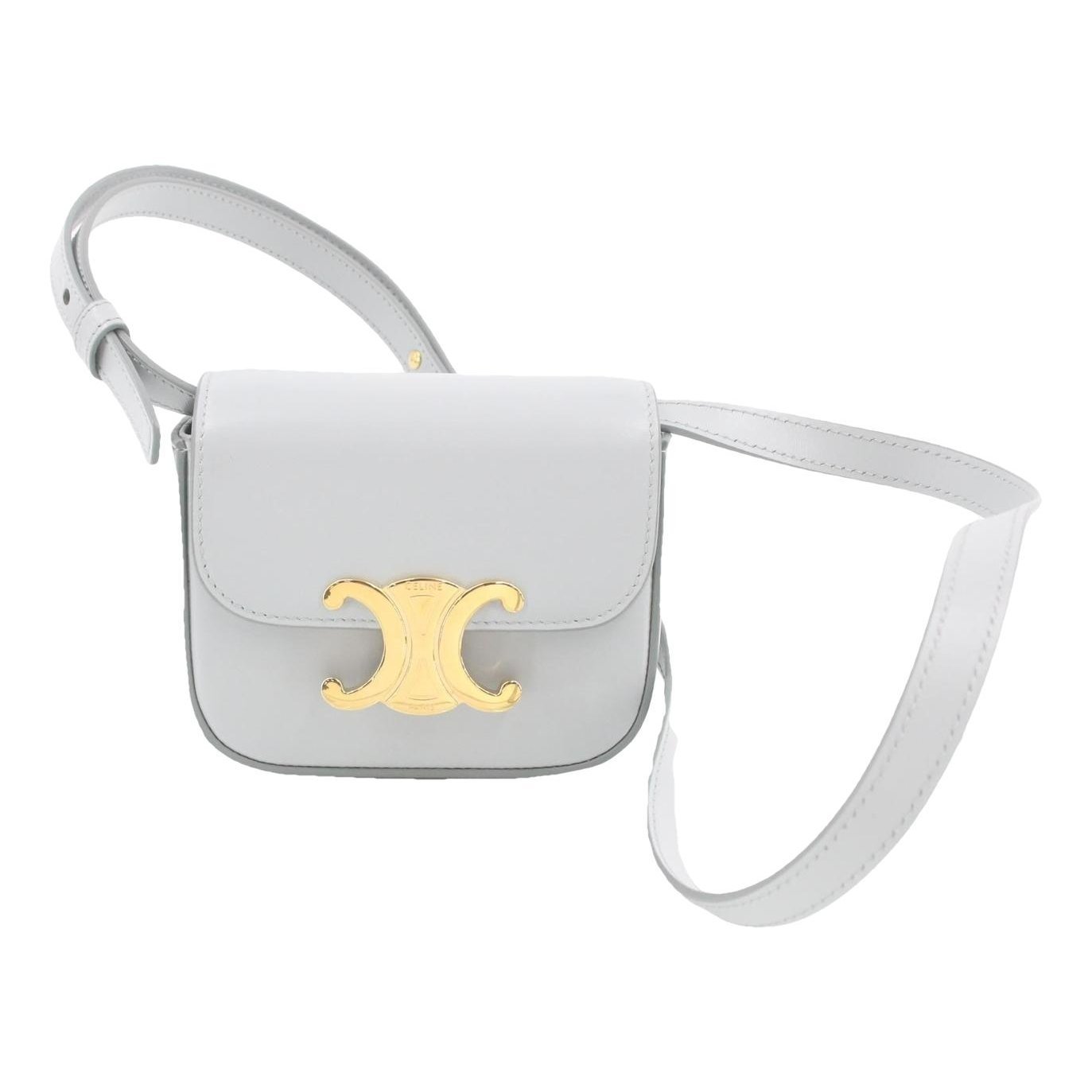 Triomphe leather handbag