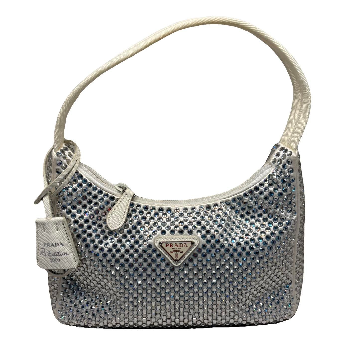 Re-Edition 2000 silk handbag