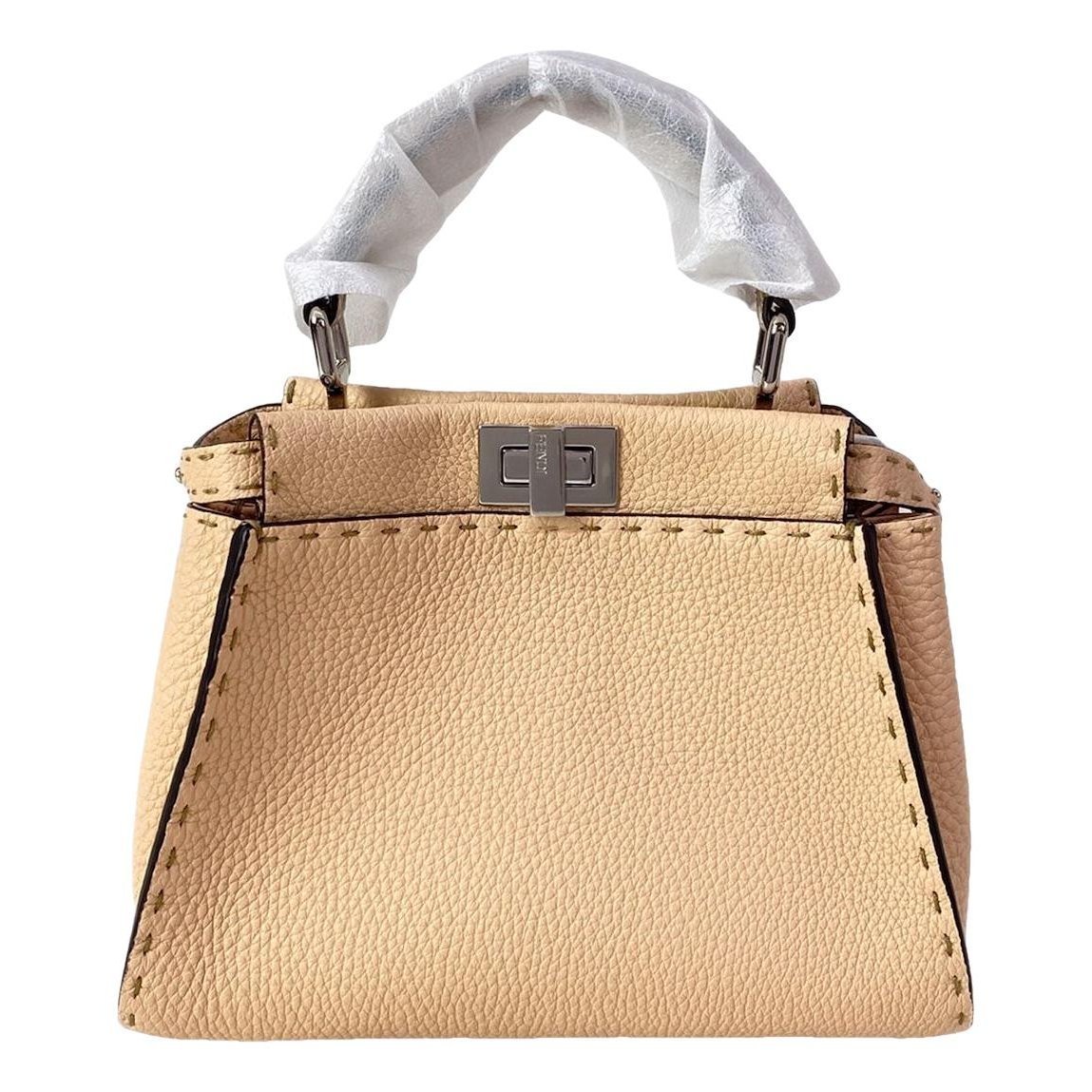 Peekaboo leather handbag