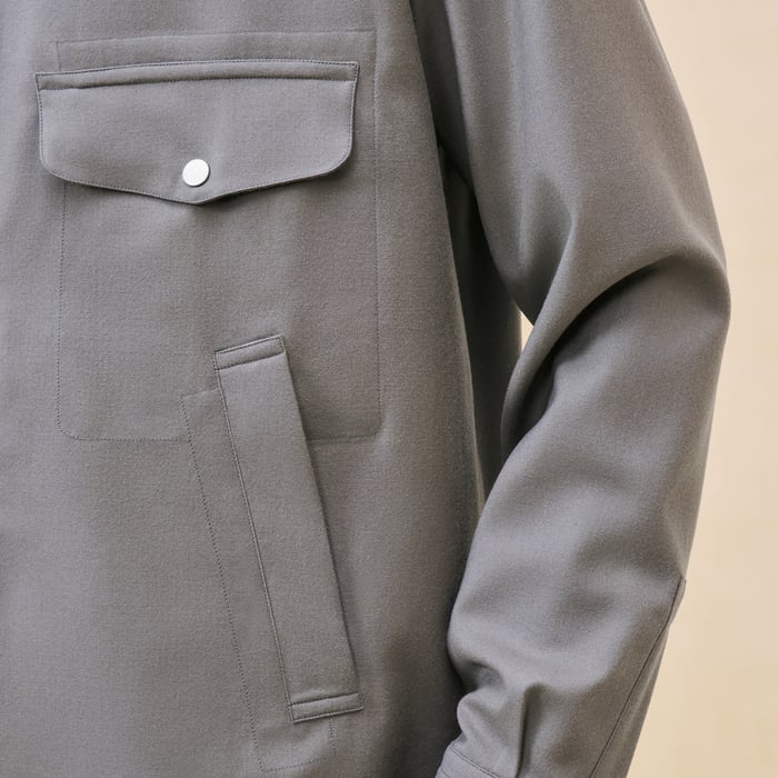 Tourbe "Poches Superposees" Overshirt
