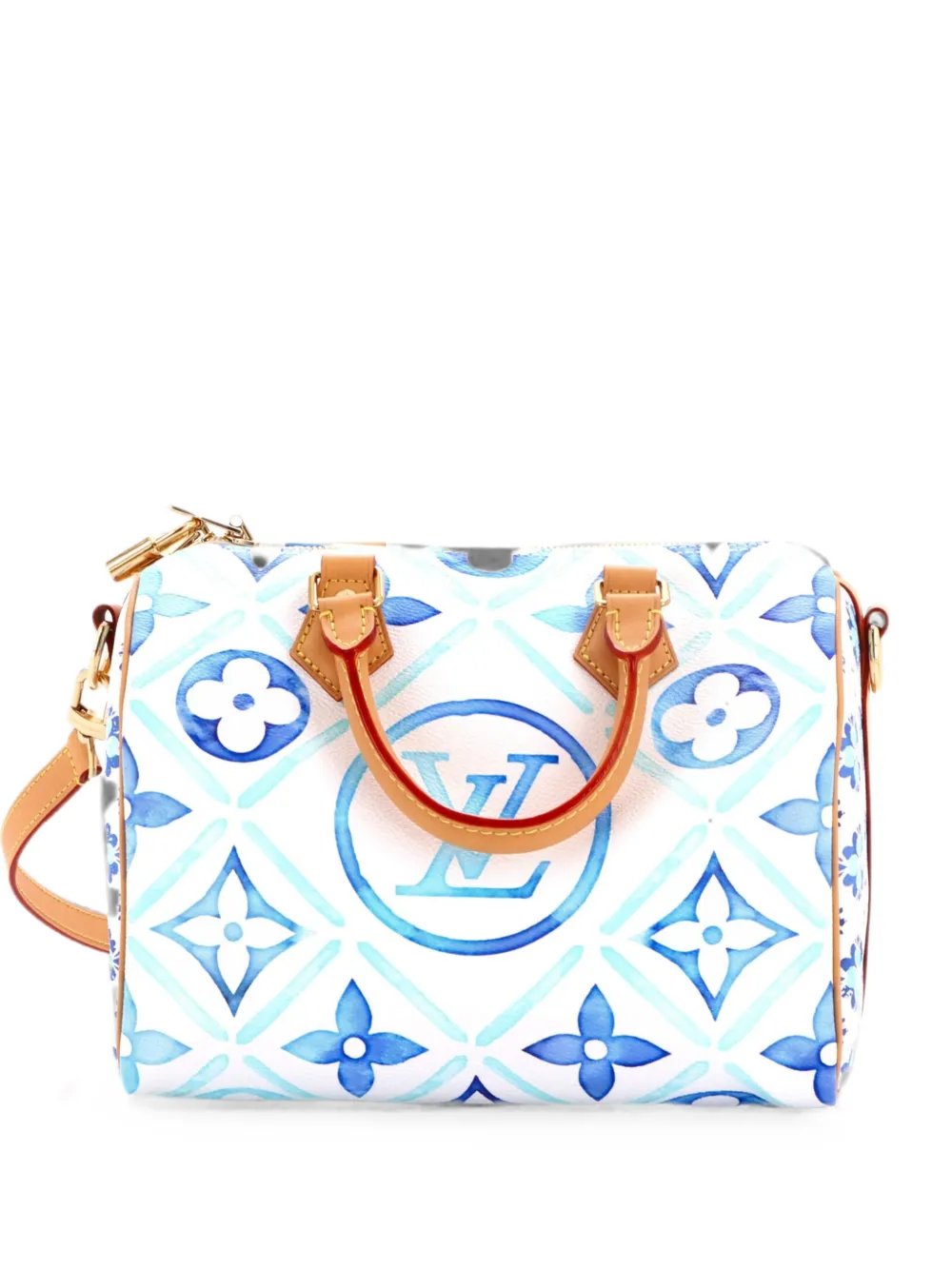Louis Vuitton Speedy Bandouliere Bag By The Pool Monogram Tile Canvas 25 shoulder bag