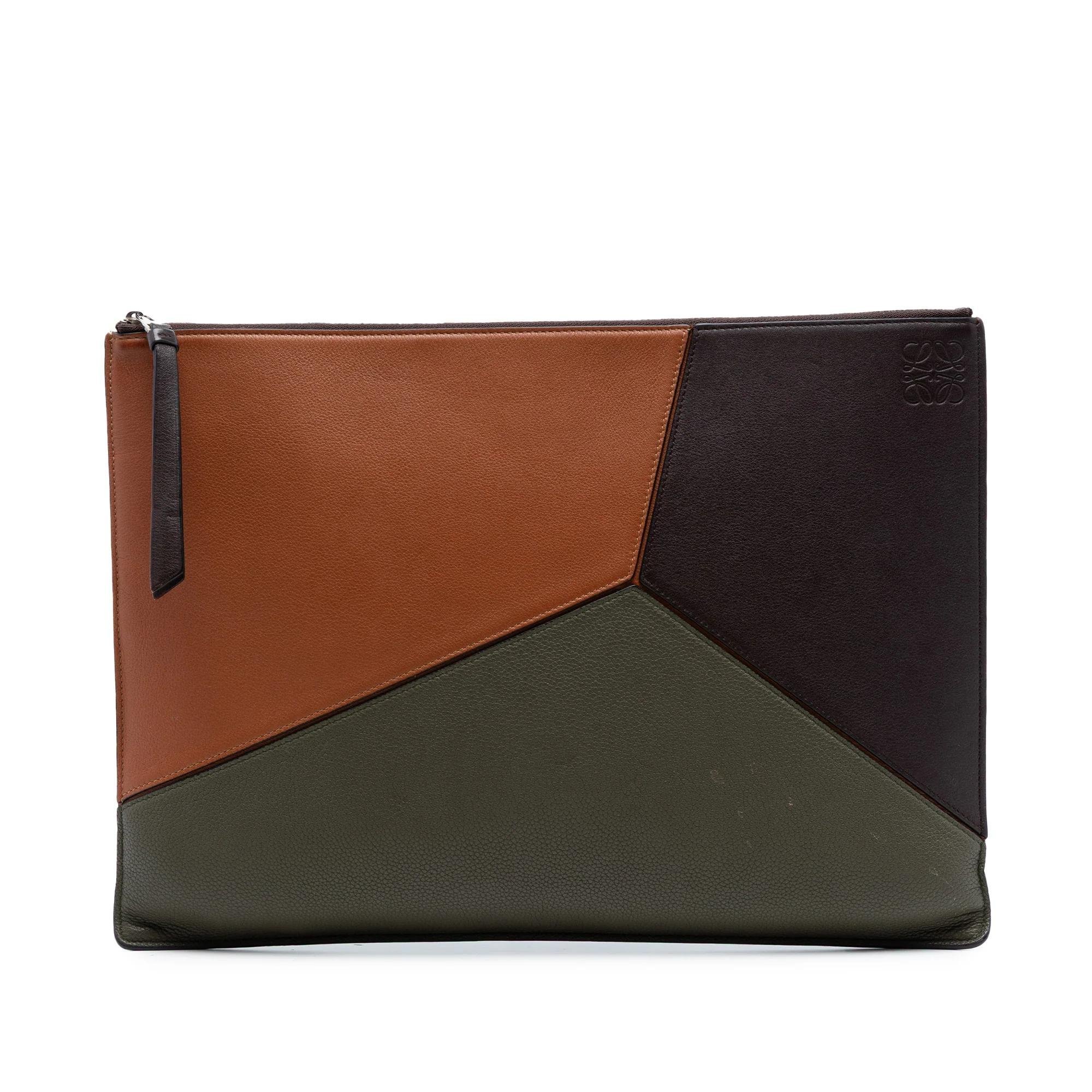 Puzzle pony-style calfskin handbag