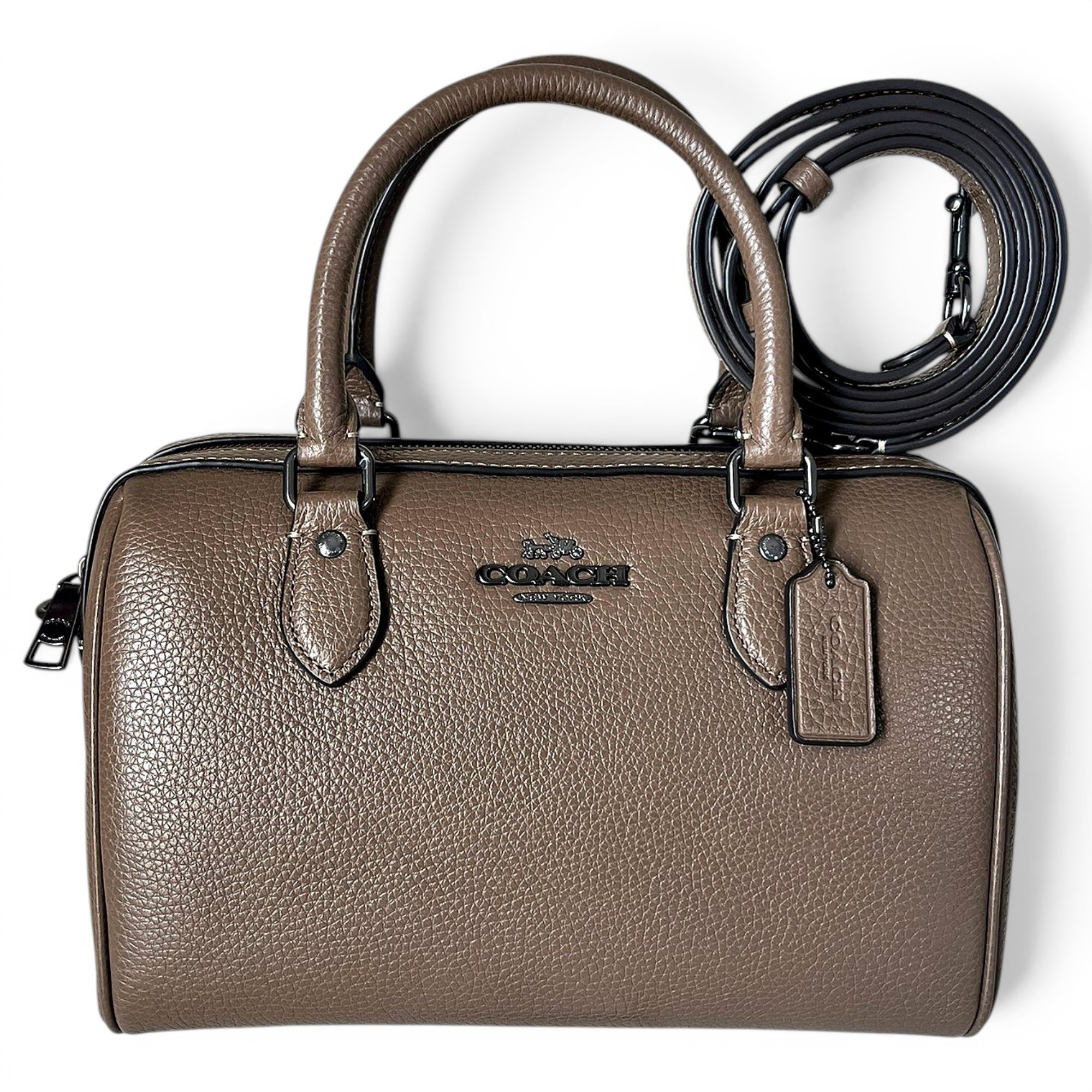 Leather satchel