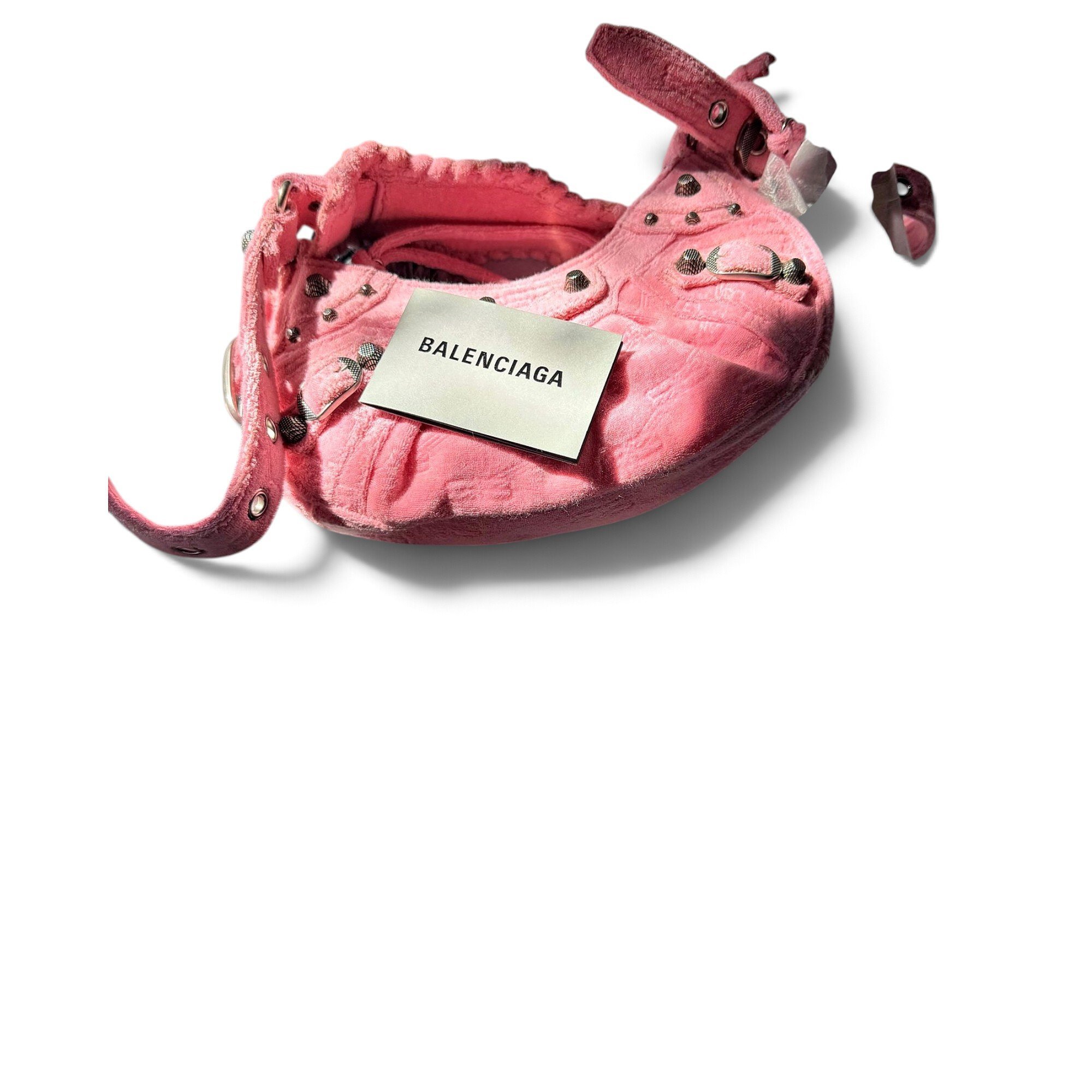 Le Cagole velvet handbag